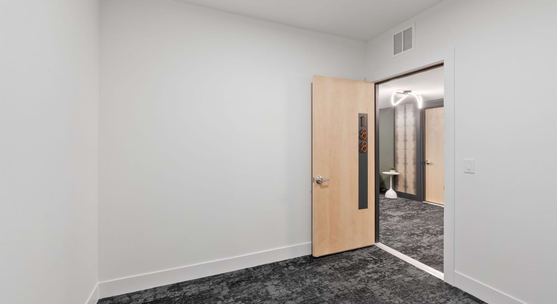 rentable office space with large window